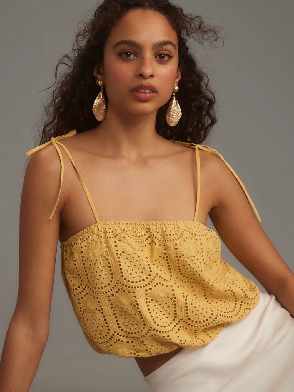 Greylin Lucy Eyelet Tank